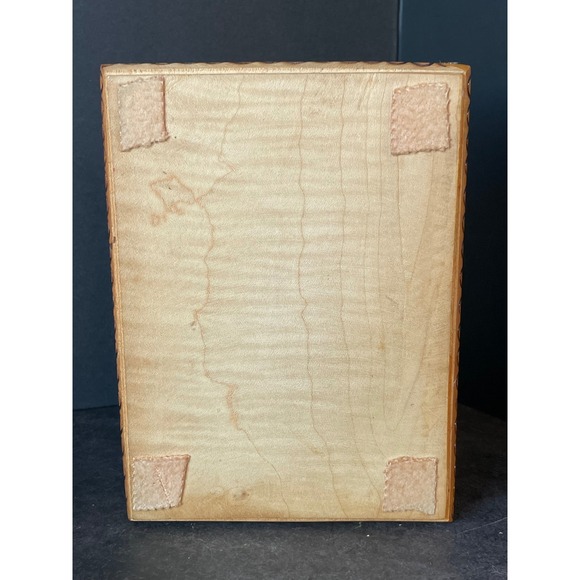 Vintage Ellmau Tirol Hand Painted Wooden Book Box Alpine Church Scene Austria - Picture 5 of 12